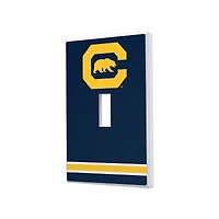 Keyscaper Cal Bears Stripe Design Single Toggle Lightswitch Plate