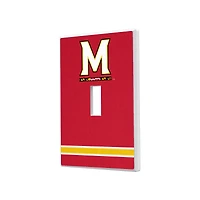 Keyscaper Maryland Terrapins Stripe Design Single Toggle Lightswitch Plate