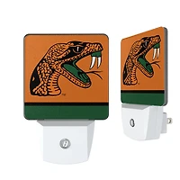 Keyscaper Florida A&M Rattlers  Stripe Design Nightlight 2-Pack