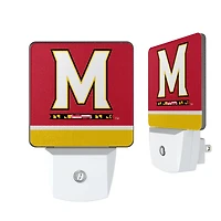 Keyscaper Maryland Terrapins  Stripe Design Nightlight 2-Pack