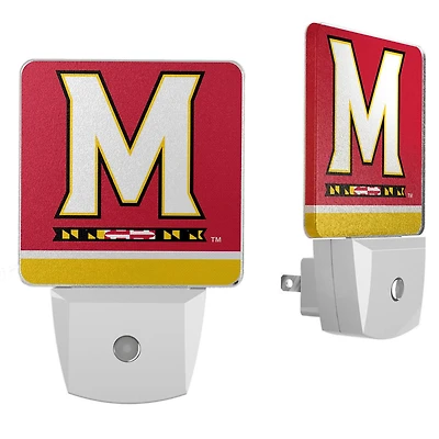Keyscaper Maryland Terrapins  Stripe Design Nightlight 2-Pack