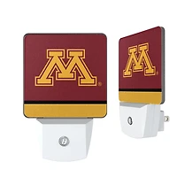 Keyscaper Minnesota Golden Gophers  Stripe Design Nightlight 2-Pack