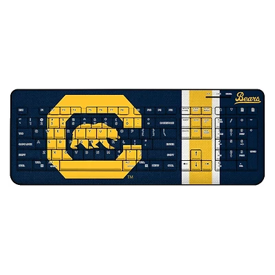 Keyscaper Cal Bears Stripe Design Wireless Keyboard