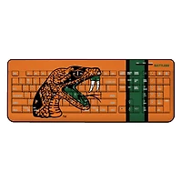Keyscaper Florida A&M Rattlers Stripe Design Wireless Keyboard