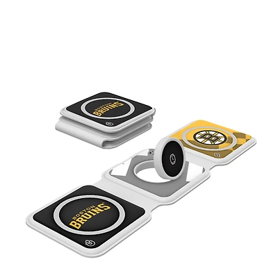 Keyscaper Boston Bruins 3-in-1 Foldable Charger