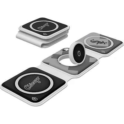 Keyscaper Chicago White Sox 3-in-1 Foldable Charger