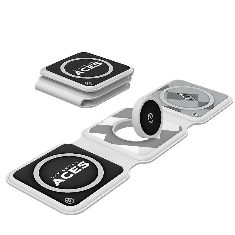 Keyscaper Las Vegas Aces 3-in-1 Foldable Charger