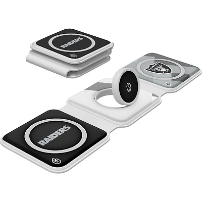 Keyscaper Las Vegas Raiders 3-in-1 Foldable Charger