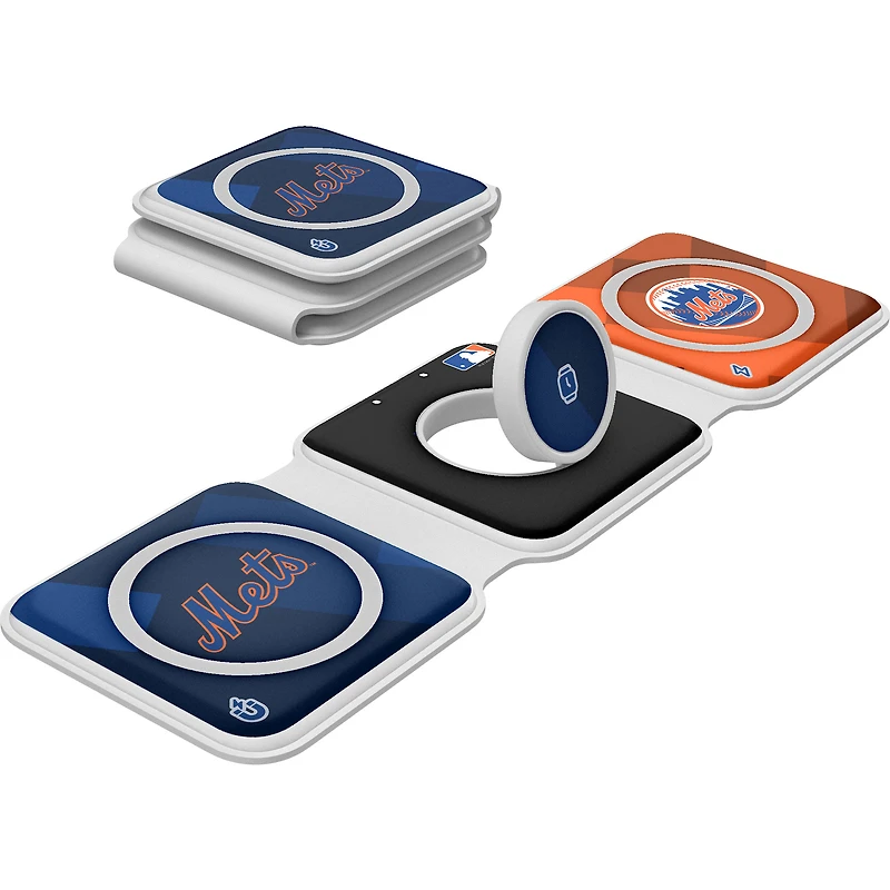 Keyscaper New York Mets 3-in-1 Foldable Charger