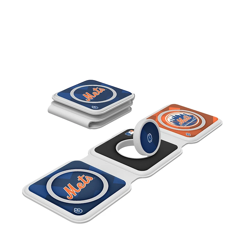 Keyscaper New York Mets 3-in-1 Foldable Charger
