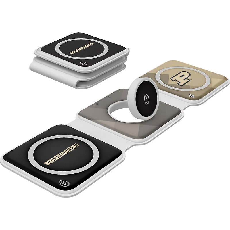 Keyscaper Purdue Boilermakers 3-in-1 Foldable Charger