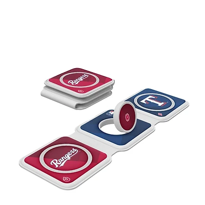 Keyscaper Texas Rangers 3-in-1 Foldable Charger