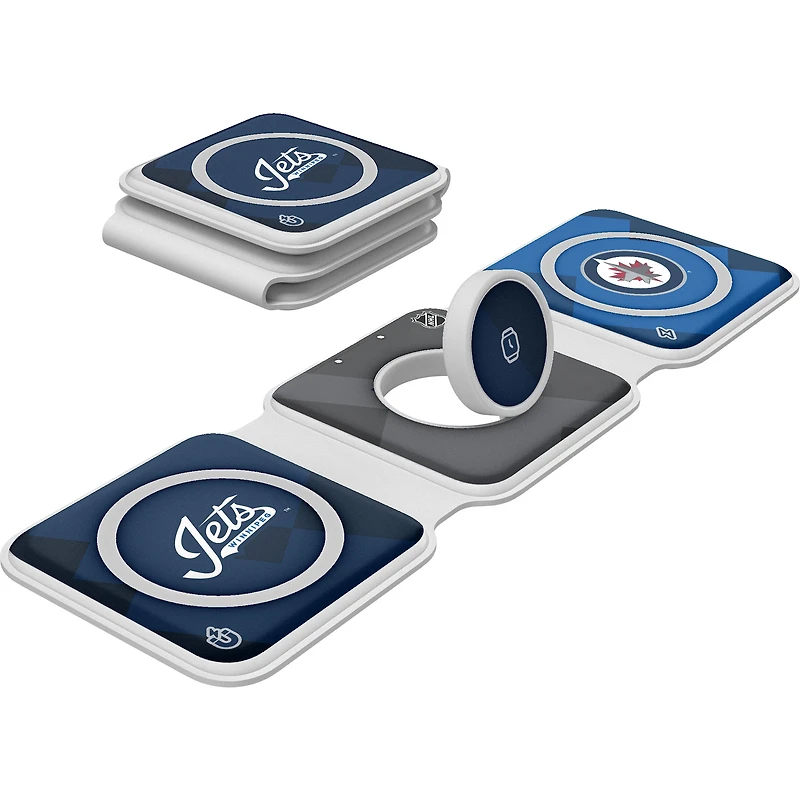Keyscaper Winnipeg Jets 3-in-1 Foldable Charger