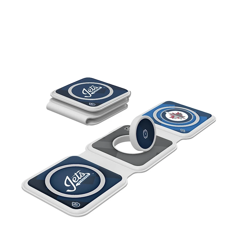 Keyscaper Winnipeg Jets 3-in-1 Foldable Charger