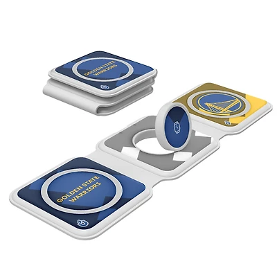 Keyscaper Golden State Warriors 3-in-1 Foldable Charger