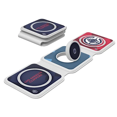 Keyscaper LA Clippers 3-in-1 Foldable Charger