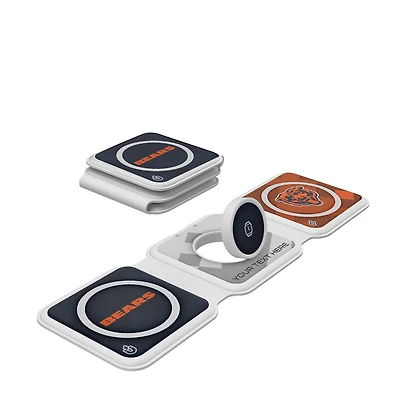 Keyscaper Chicago Bears Personalized 3-in-1 Foldable Charger