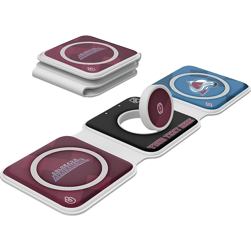 Keyscaper Colorado Avalanche Personalized 3-in-1 Foldable Charger