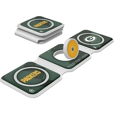 Keyscaper Green Bay Packers Personalized 3-in-1 Foldable Charger