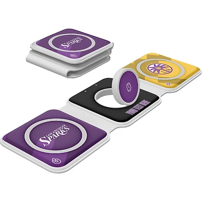 Keyscaper Los Angeles Sparks Personalized 3-in-1 Foldable Charger