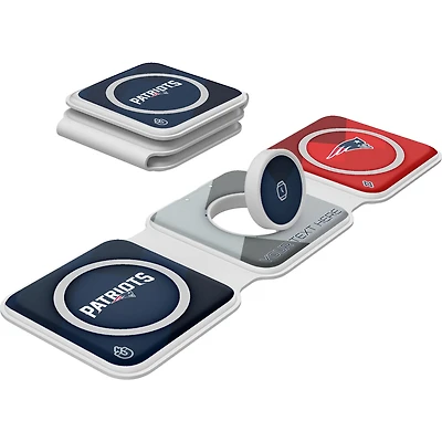 Keyscaper New England Patriots Personalized 3-in-1 Foldable Charger