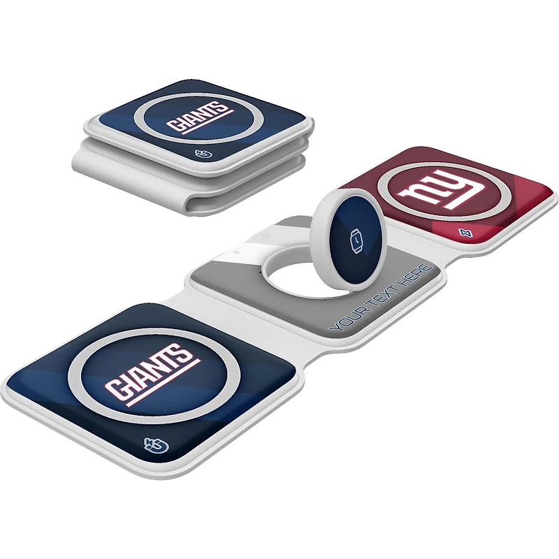 Keyscaper New York Giants Personalized 3-in-1 Foldable Charger