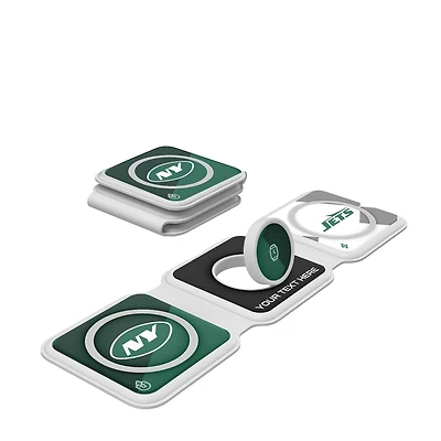 Keyscaper New York Jets Personalized 3-in-1 Foldable Charger