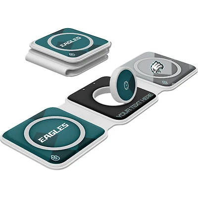 Keyscaper Philadelphia Eagles Personalized 3-in-1 Foldable Charger