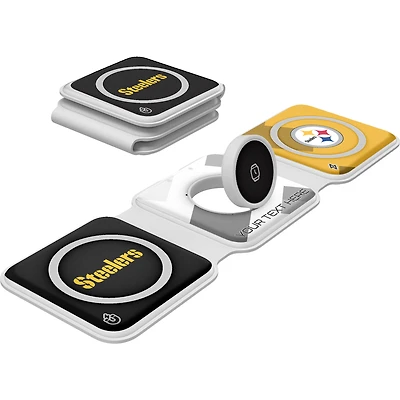 Keyscaper Pittsburgh Steelers Personalized 3-in-1 Foldable Charger