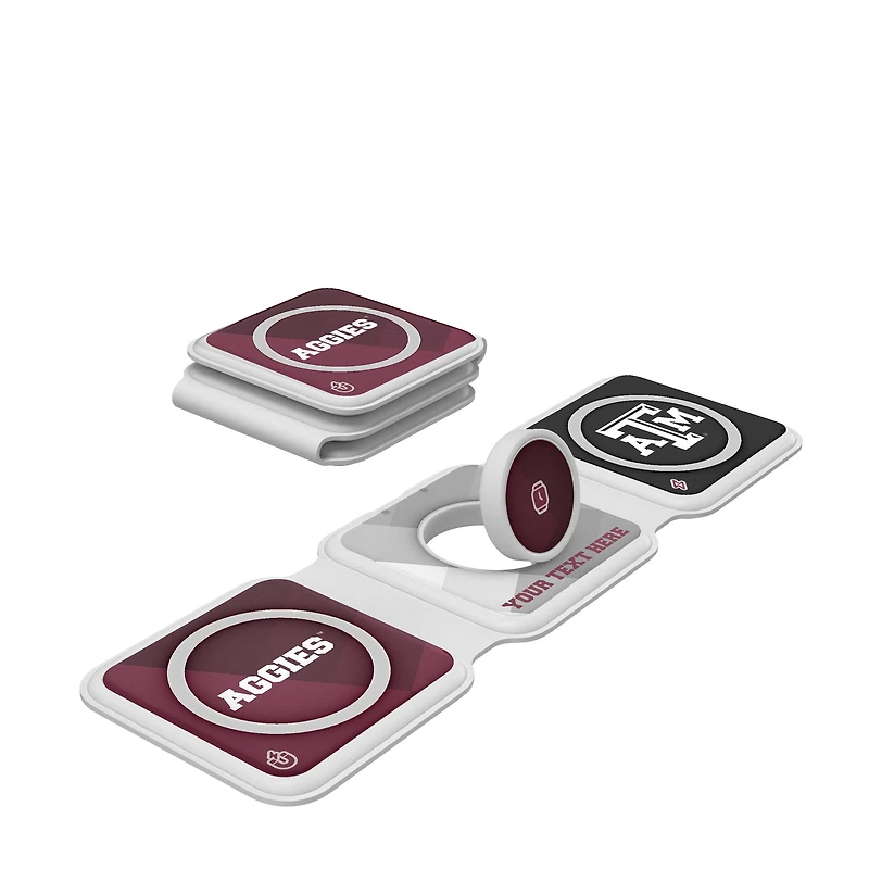 Keyscaper Texas A&M Aggies Personalized 3-in-1 Foldable Charger
