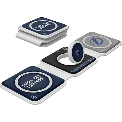 Keyscaper Tampa Bay Lightning Personalized 3-in-1 Foldable Charger