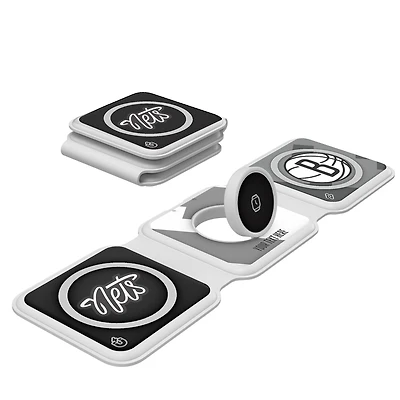 Keyscaper Brooklyn Nets Personalized 3-in-1 Foldable Charger