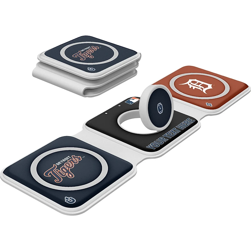 Keyscaper Detroit Tigers Personalized 3-in-1 Foldable Charger