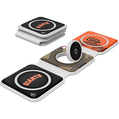 Keyscaper San Francisco Giants Personalized 3-in-1 Foldable Charger