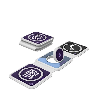 Keyscaper Utah Jazz Personalized 3-in-1 Foldable Charger