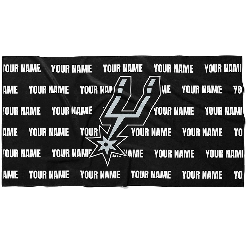 Chad & Jake San Antonio Spurs 30" x 60" Personalized Horizontal Towel