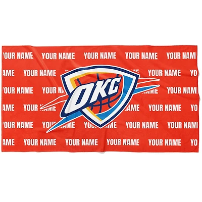 Chad & Jake Oklahoma City Thunder 30" x 60" Personalized Horizontal Towel