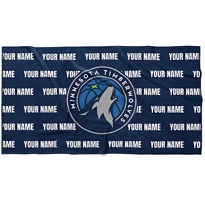 Chad & Jake Minnesota Timberwolves 30" x 60" Personalized Horizontal Towel