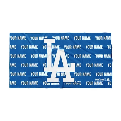 Chad & Jake Los Angeles Dodgers 30" x 60" Personalized Horizontal Towel