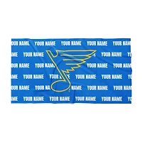 Chad & Jake St. Louis Blues 30" x 60" Personalized Horizontal Towel