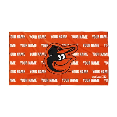 Chad & Jake Baltimore Orioles 30" x 60" Personalized Horizontal Towel