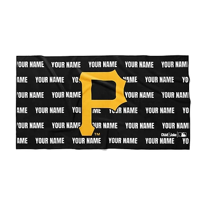 Chad & Jake Pittsburgh Pirates 30" x 60" Personalized Horizontal Towel