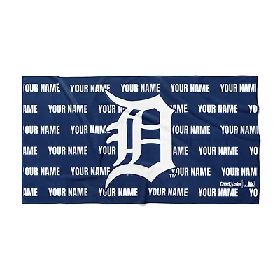 Chad & Jake Detroit Tigers 30" x 60" Personalized Horizontal Towel