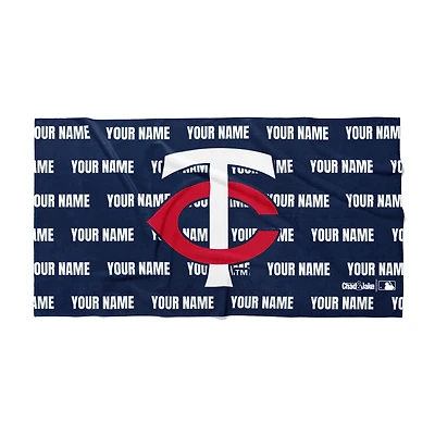 Chad & Jake Minnesota Twins 30" x 60" Personalized Horizontal Towel