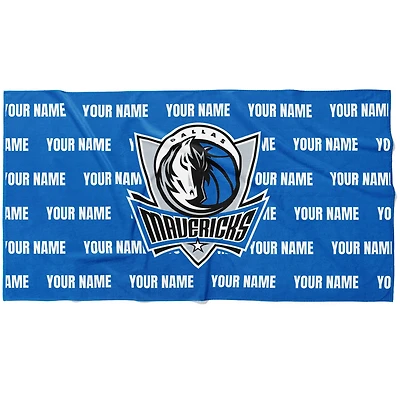 Chad & Jake Dallas Mavericks 30" x 60" Personalized Horizontal Towel