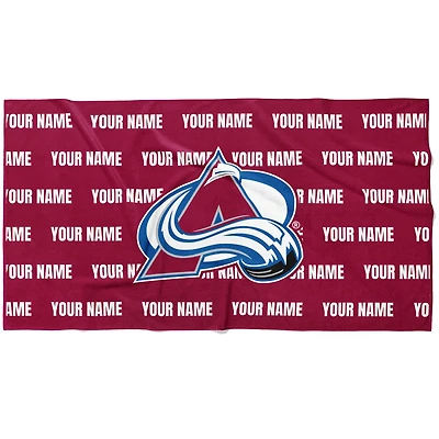 Chad & Jake Colorado Avalanche 30" x 60" Personalized Horizontal Towel