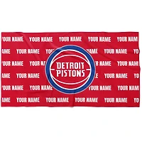 Chad & Jake Detroit Pistons 30" x 60" Personalized Horizontal Towel