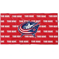 Chad & Jake Columbus Blue Jackets 30" x 60" Personalized Horizontal Towel