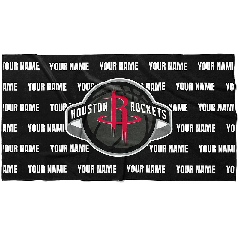 Chad & Jake Houston Rockets 30" x 60" Personalized Horizontal Towel