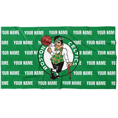 Chad & Jake Boston Celtics 30" x 60" Personalized Horizontal Towel